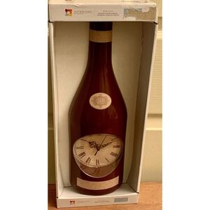 Wine Bottle Shaped Clock, Wine Clock Wall‎ Mount 16"